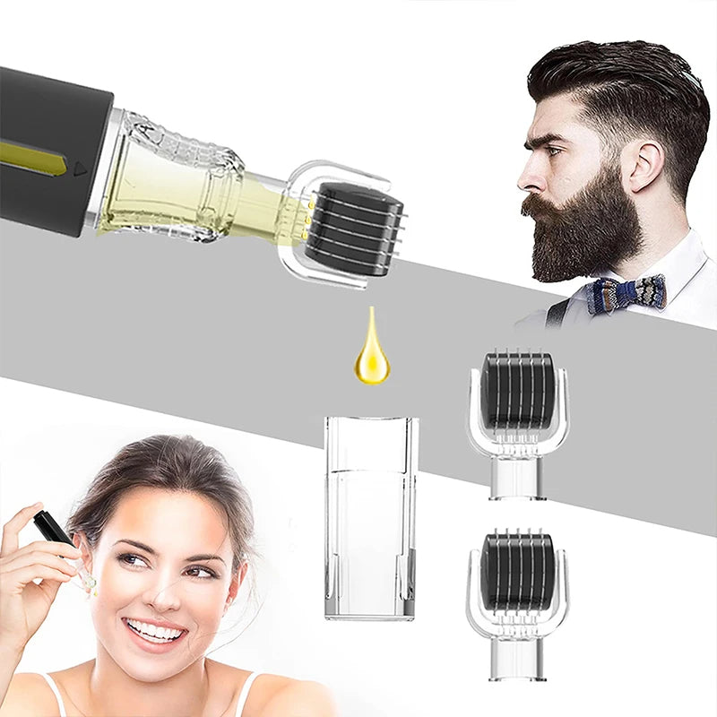 HiRolla™ Bundle Derma Roller with serum tank and Serum