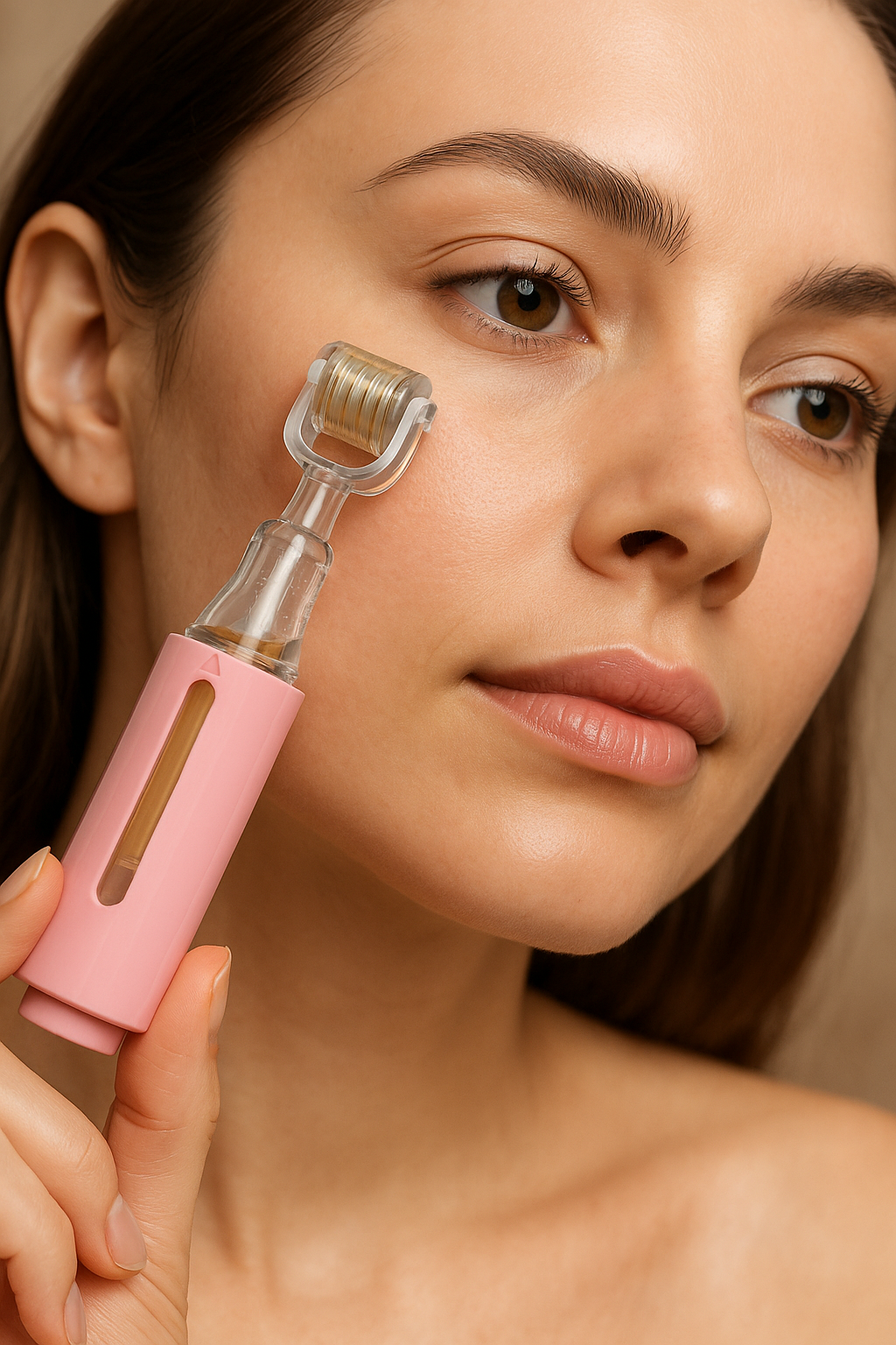HiRolla™ Bundle Derma Roller with serum tank and Serum
